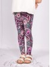 Kids Paisley Print Stretchy Legging 